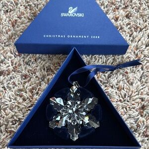 Swarovski Crystal Christmas Ornament 2008